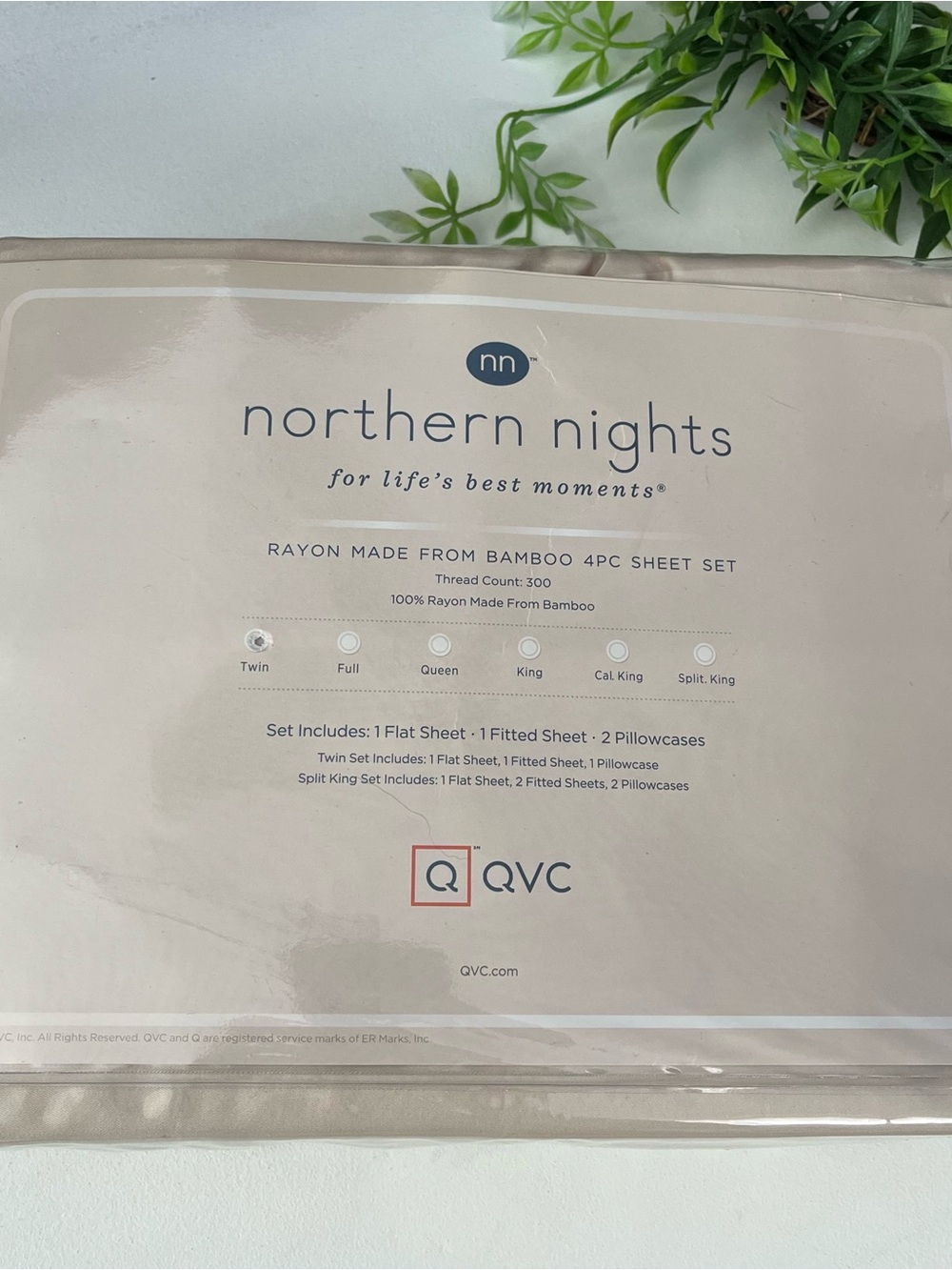 Northern Nights Sheets Bamboo Twin Beige/Tan Flat And Fitted Sheets